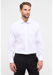 Langarmhemd Eterna "COMFORT FIT", Damen, Gr. 49, Normalgr&ouml;&szlig;en, wei&szlig;, Popeline, 100% Baumwolle, normal, Manschette, Hemden Langarmhemd, NON IRON (b&uuml;gelfrei)