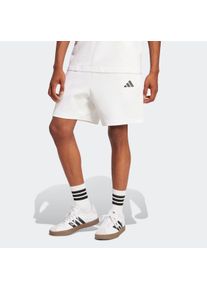 Shorts adidas Sportswear "FUTURE ICONS SMALL LOGO", Herren, Gr. L, N-Gr, wei&szlig; (wei&szlig;, normal, gr.), Obermaterial: 68% Baumwolle, 32% Polyester, Hosen Shorts