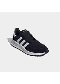 Sneaker adidas Sportswear "RUN 84", Herren, Gr. 43, schwarz-wei&szlig; (core schwarz, cloud wei&szlig;, carbon), Leder, Synthetik, Textil, Schuhe Sneaker, inspiriert vom Design des adidas LA Trainer