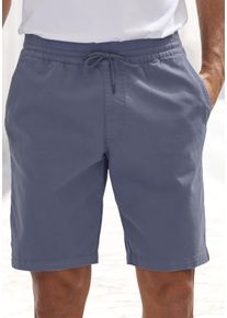 Shorts John Devin "Bermuda", Damen, Gr. S (44/46), N-Gr, blau (graublau), Web, Obermaterial: 97% Baumwolle, 3% Elasthan, unifarben, regular fit kurz, Hosen Shorts, kurze Hose aus elastischer Baumwoll-Qualit&auml;t, Topseller
