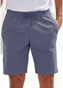 Shorts John Devin "Bermuda", Damen, Gr. L (52/54), N-Gr, blau (graublau), Web, Obermaterial: 97% Baumwolle, 3% Elasthan, unifarben, regular fit kurz, Hosen Shorts, kurze Hose aus elastischer Baumwoll-Qualit&auml;t, Topseller