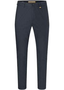 Chinohose MAC "Griffin", Herren, Gr. 32, L&auml;nge 32, nautic blau, Web, Obermaterial: 55% Baumwolle, 40% Polyamid, 5% Elasthan, regular fit kn&ouml;chelfrei, Hosen Chinohose, mit Taschen