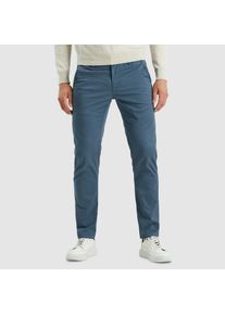 PME-Legend Chinohose PME LEGEND "TWIN WASP CHINO LEFT HAND STRETCH TWILL", Damen, Gr. 32, L&auml;nge 30, blau, Canvas, Obermaterial: 97% Baumwolle, 3% Elasthan, unifarben, regular fit kn&ouml;chellang, Hosen Chinohose, mit Taschen