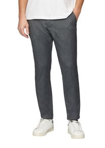 Chinohose s.Oliver, Herren, Gr. 36, L&auml;nge 34, grau (anthrazit), Obermaterial: 65% Polyester, 17% Viskose, 16% Baumwolle, 2% sonstige Fasern, unifarben, regular fit kn&ouml;chelfrei, Hosen Chinohose, mit Webstruktur