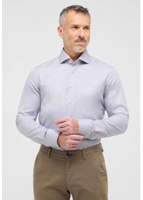 Langarmhemd Eterna "SLIM FIT", Damen, Gr. 41, Normalgr&ouml;&szlig;en, grau, 100% Baumwolle, schmal, Manschette, Hemden Langarmhemd, NON IRON (b&uuml;gelfrei)