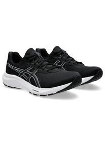 Laufschuh asics "GEL-CONTEND 9", Herren, Gr. 43,5, schwarz-wei&szlig; (schwarz, wei&szlig;), Synthetik, Textil, Schuhe Laufschuh, mehr D&auml;mpfung, Topseller
