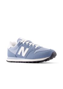 Sneaker New Balance "500", Damen, Gr. 37, grau, sea salt, Leder, Textil, mehrfarbig, Schuhe Sneaker