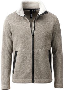 Fleecejacke LPO "CAMBLY V MEN", Herren, Gr. S (48), braun, 100% Polyester, mit Gummizug, Jacken Fleecejacke, auch in Gro&szlig;en Gr&ouml;&szlig;en erh&auml;ltlich