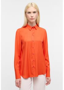 Hemdbluse Eterna "REGULAR FIT", Damen, Gr. 42, rot, 100% Viskose, normal, Blusen Hemdbluse