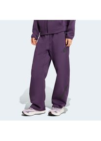 Sporthose adidas Sportswear "W Z.N.E. BAR PT", Damen, Gr. S, N-Gr, aurora plum, Obermaterial: 57% Polyester, 43% Baumwolle, Hosen Sporthose