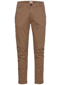 Chinohose Camel Active, Herren, Gr. 35, L&auml;nge 32, braun (sepia braun), Web, Obermaterial: 98% Baumwolle, 2% Elasthan, unifarben, regular fit kn&ouml;chellang, Hosen Chinohose, im Four-Pocket Style
