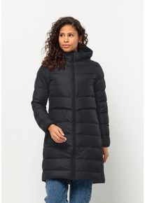 Daunenmantel Jack Wolfskin "LENAUPLATZ COAT W", Damen, Gr. L (42/44), grau (phantom), Obermaterial: 100% Polyamid . Futter: 100% Polyester. F&uuml;llung: 90% Entendaunen, 10% Federn, M&auml;ntel Daunenmantel