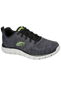 Sneaker Skechers "TRACK", Herren, Gr. 41, grau, Textil, meliert, Schuhe Sneaker, Freizeitschuh, Halbschuh, Schn&uuml;rschuh mit gepolsterter Innensohle, Topseller