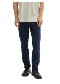Chinohose Tom Tailor, Herren, Gr. 30, L&auml;nge 34, blau (sky captain blau), Web, Obermaterial: 97% Baumwolle, 3% Elasthan. Futter: 100% Baumwolle, unifarben, regular fit kn&ouml;chellang, Hosen Chinohose, mit Taschenunif