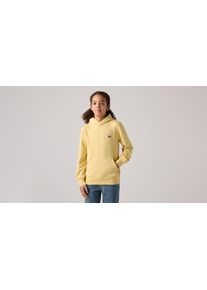 Hoodie LEVI'S KIDS "LVB MINI BATWING PULL OVER HOO", Jungen, Gr. 8 (128), raffia, Sweatware, Obermaterial: 60% Baumwolle, 40% Polyester, bequem, angesetztes B&uuml;ndchen, Sweatshirts Hoodie, for BOYS