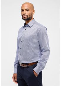 Langarmhemd Eterna "MODERN FIT", Damen, Gr. 48, Normalgr&ouml;&szlig;en, blau (blau, hellblau), Twill, 100% Baumwolle, tailliert, Manschette, Hemden Langarmhemd, NON IRON (b&uuml;gelfrei)