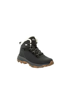 Outdoorwinterstiefel Jack Wolfskin "EVERQUEST TEXAPORE MID W", Damen, Gr. 39, grau (phantom), Leder, Textil, Schuhe Outdoorwinterstiefel, Winterboots, Snowboots, Winterschuhe, wasserdicht & gef&uuml;ttert
