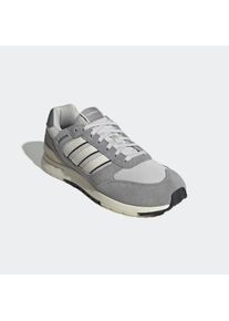 Sneaker adidas Sportswear "RUN 80S", Herren, Gr. 45, greone, owei&szlig;, alumin, Leder, Synthetik, Textil, Schuhe Sneaker