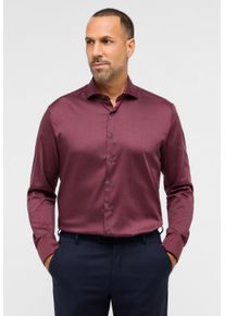 Langarmhemd Eterna "MODERN FIT", Damen, Gr. 46, Normalgr&ouml;&szlig;en, rot, Twill, 42% Baumwolle, 4% Elasthan, 54% Lyocell, tailliert, Manschette, Hemden Langarmhemd, EASY IRON (b&uuml;gelleicht)
