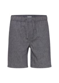 Shorts Casual Friday "Shorts CFPhelix", Damen, Gr. XXL, N-Gr, blau (schwarz navy melange), Obermaterial: 35% Polyester Pol. recyc.. 22% Baumwolle CO. 22% Leinen LI. 19% Viskose CV. 2% Elasthan EL., Hosen Shorts