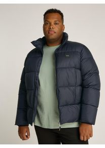 Steppjacke "BT_QUILT PUFFER MW", Herren, Gr. 4XL, blau (night sky), Web, Obermaterial: 100% Polyester. Futter: 100% Polyester. Wattierung: 100% Polyester, CALVIN KLEIN BIG & TALL, unifarben, regular fit, B&uuml;ndchen, Jacken Steppjacke, in Gro&szlig;en Gr&ouml;&szlig;en mit Logopatch