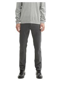 Chinohose Tom Tailor, Herren, Gr. 32, L&auml;nge 34, grau (schwarz, wei&szlig; birds eye), Web, Obermaterial: 75% Polyester, 22% Viskose, 3% Elasthan. Futter: 100% Baumwolle, unifarben, slim fit lang, Hosen Chinohose, slim mit Viskose und Stretch