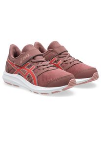 Laufschuh asics "JOLT 4 PS", Jungen, Gr. 33, rosa (rubble rot, schwarz pink clay), Textil, Schuhe Laufschuh