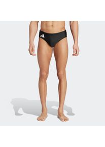 Badehose adidas Performance "SOLID", Herren, Gr. 6M, N-Gr, schwarz-wei&szlig; (schwarz, wei&szlig;), Obermaterial: 78% Polyamid, 22% Elasthan, Badehosen Badehose