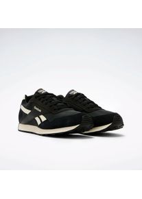 Sneaker Reebok CLASSIC "REEBOK GLIDE LOW", Damen, Gr. 40, schwarz (washed schwarz, schwarz, vintage chalk), Leder, Synthetik, Textil, Schuhe Sneaker, Topseller