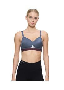Sport-BH triaction by Triumph "Triaction Gravity Lite P EX", Damen, Gr. 85, Cup D, blau (crown blau), Single Jersey, Obermaterial: 47% Polyester, 33% Polyamid, 20% Elasthan, kontrastfarbene Details, leicht gl&auml;nzend, unifarben, k&ouml;rpernah, BHs Sport-BH, atmungsaktiv und extremer Halt
