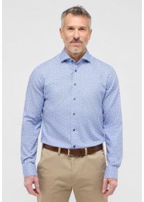 Langarmhemd Eterna "SLIM FIT", Damen, Gr. 43, Normalgr&ouml;&szlig;en, blau (hellblau), 100% Baumwolle, schmal, Manschette, Hemden Langarmhemd, NON IRON (b&uuml;gelfrei)