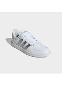 Sneaker adidas Sportswear "BREAKNET SLEEK", Damen, Gr. 41, wei&szlig; (cloud wei&szlig;, silber metallic, cloud wei&szlig;), Synthetik, Schuhe Sneaker, Topseller