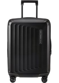Hartschalen-Trolley Samsonite "NUON, verschiedene Gr&ouml;&szlig;en und Farben", Damen, Gr. B/H/T: 40cm x 55cm x 20cm 38 l, schwarz (matt graphite), Polycarbonat, unifarben, Koffer Hartschalen-Trolley, Hartschalen-Koffer TSA-Zahlenschloss Volumenerweiterung bei S/XL