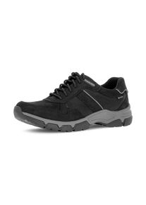 Sneaker Pius Gabor, Herren, Gr. 14 (49), schwarz, Mesh, Nubukleder, Schuhe Sneaker, Schn&uuml;rschuh, Outdoorschuh, Freizeitschuh mit GORE-TEX, Weite G