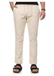 Trainingshose INDICODE "INDanio", Herren, Gr. S, N-Gr, grau (fog), Web, Obermaterial: 100% Baumwolle, unifarben, regular fit kn&ouml;chellang, Hosen Trainingshose