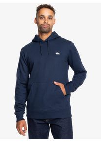 Kapuzensweatshirt Quiksilver "BASIC HOODIE YOUNG MEN", Herren, Gr. M, blau (navy blazer), Sweatware, Obermaterial: 60% Baumwolle, 40% Polyester, Rippb&uuml;ndchen, Sweatshirts Kapuzensweatshirt