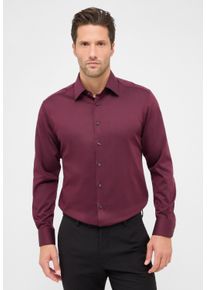 Langarmhemd Eterna "MODERN FIT", Damen, Gr. 45, Normalgr&ouml;&szlig;en, plum, Satin, 100% Baumwolle, tailliert, Manschette, Hemden Langarmhemd, NON IRON (b&uuml;gelfrei)