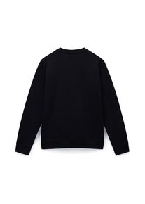 Sweatshirt Napapijri "BALIS CREW SUM 2", Herren, Gr. M, schwarz 041, Sweatware, Obermaterial: 100% Baumwolle, loose fit normal, Rundhals, angeschnitten,eingesetzt,&Auml;rmel ohne &Auml;rmelschlitz B&uuml;ndchen, Sweatshirts Sweatshirt, sportlicher Stil, f&uuml;r Sportmode und Sommermode, Loose Fit