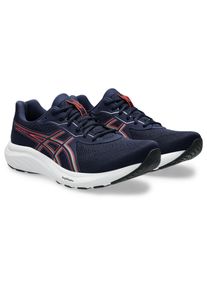 Laufschuh asics "GEL-CONTEND 9", Herren, Gr. 46,5, midnight, flash rot, Textil, Schuhe Laufschuh, mehr D&auml;mpfung