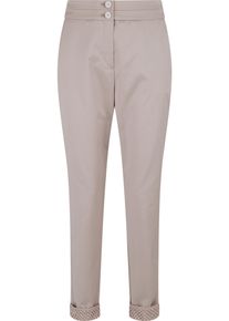 Stoffhose Sportalm KITZB&Uuml;HEL, Damen, Gr. 46, N-Gr, beige, Web, Obermaterial: 97% Baumwolle, 3% Elasthan, clean, unifarben, regular fit lang, Hosen Stoffhose, mit Netzaufschl&auml;gen