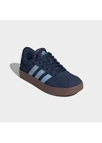 Sneaker adidas Sportswear "VL COURT 3.0", M&auml;dchen, Gr. 32, night indigo, clear sky, gum5, Leder, Synthetik, Schuhe Sneaker, inspiriert vom Design des adidas samba, f&uuml;r Kinder & Jugendliche