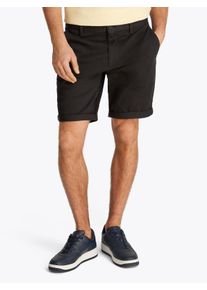 Chinoshorts Tommy Jeans "TJM SCANTON SHORT", Herren, Gr. 32, N-Gr, schwarz, Twill, Obermaterial: 98% Baumwolle, 2% Elasthan, slim fit, Hosen Chinoshorts