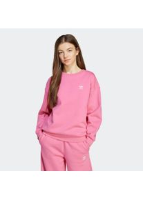 Sweatshirt adidas originals "BOYFRIEND CREW", M&auml;dchen, Gr. 170, pink (pnkfus), Obermaterial: 70% Baumwolle, 30% Polyester, Rundhals, Sweatshirts Sweatshirt
