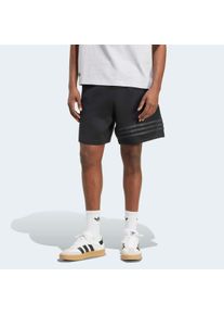 Shorts adidas originals "NEU C SHO", Herren, Gr. L, N-Gr, schwarz (schwarz, carbon), Obermaterial: 53% Baumwolle, 47% Polyester, Hosen Shorts
