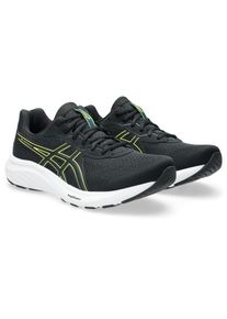 Laufschuh asics "GEL-CONTEND 9", Herren, Gr. 44, schwarz, citron, Textil, Schuhe Laufschuh, mehr D&auml;mpfung