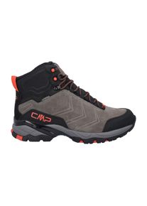 Outdoorschuh CMP "MELNICK MID TREKKING SHOES WP", Herren, Gr. 45, fango, Leder, Synthetik, Schuhe Outdoorschuh, wasserdicht