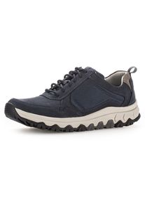 Sneaker ROLLINGSOFT, Herren, Gr. 12 (47), blau (dunkelblau), Nubukleder, Textil, Schuhe Sneaker, Freizeitschuh, Halbschuh, Schn&uuml;rschuh mit Anziehlasche, Weite G