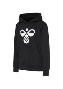 Kapuzensweatshirt Hummel "HMLCUATRO HOODIE - f&uuml;r Kinder", Jungen, Gr. 128, schwarz, Obermaterial: 60% Baumwolle, 38% Polyester, 2% Elasthan, Sweatshirts Kapuzensweatshirt, f&uuml;r Kinder