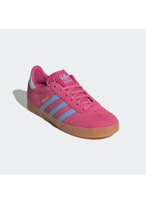 Sneaker adidas originals "GAZELLE", M&auml;dchen, Gr. 38, blau (shock pink, blau spark, halo blau), Leder, Synthetik, Schuhe Sneaker, f&uuml;r Kinder und Jugendliche
