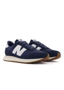 Sneaker New Balance "M237", Herren, Gr. 44,5, blau, Leder, Textil, Schuhe Sneaker, vom New Balance 327 inspiriert